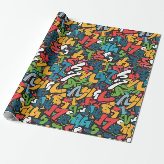 Graffiti Art Geschenkpapier (Ungerollt)