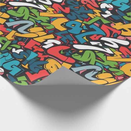 Graffiti Art Geschenkpapier (Ecke)