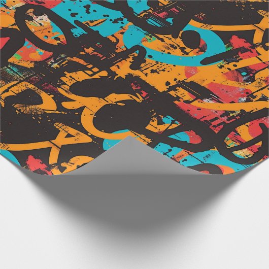Graffiti Art Geschenkpapier (Ecke)