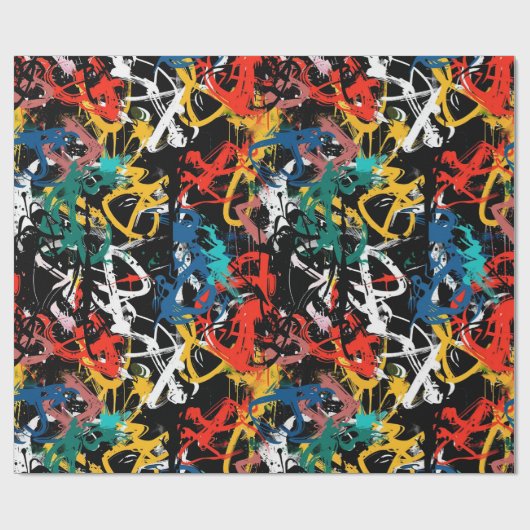 Graffiti Art Geschenkpapier (Flach)