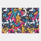Graffiti Art Geschenkpapier Set (Vorderseite 3)
