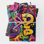 Graffiti Art Geschenkpapier Set (Beispiel)