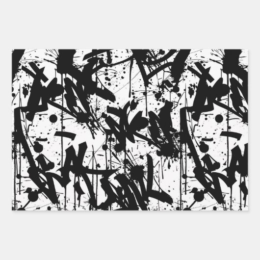 Graffiti Art Geschenkpapier Set (Vorderseite)