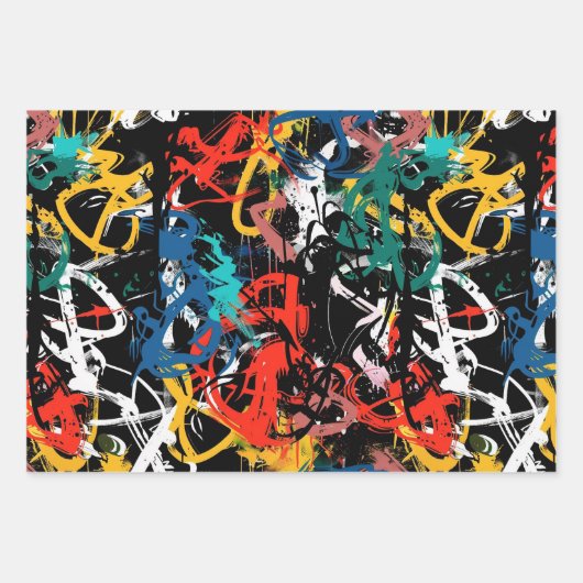 Graffiti Art Geschenkpapier Set (Vorderseite 2)