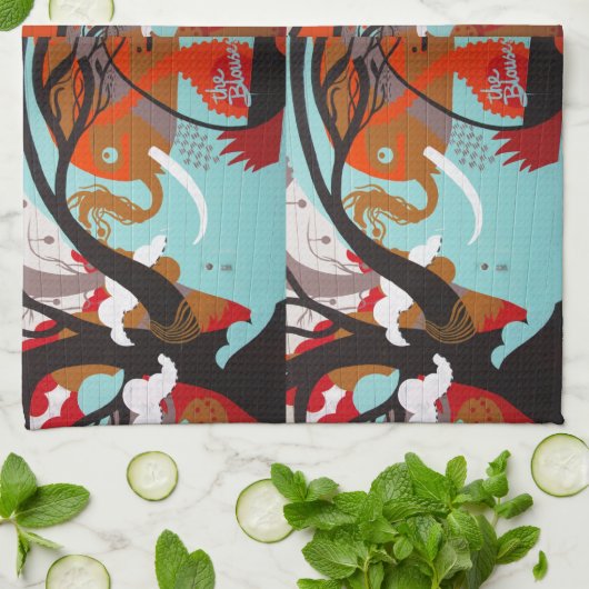 Graffiti Art Handtuch (Gefaltet)