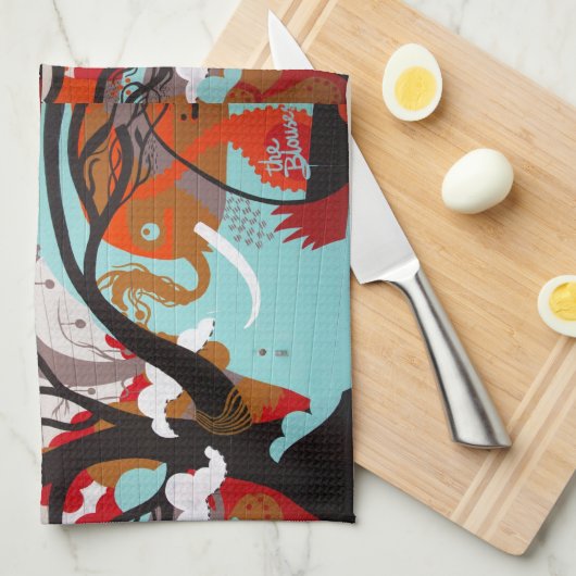 Graffiti Art Handtuch (Viertel Falte)