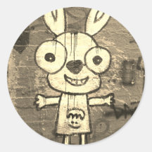GRAFFITI ART HAPPY MONSTER Sticker