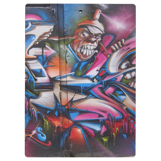 Graffiti Art Klemmbrett (Rückseite)