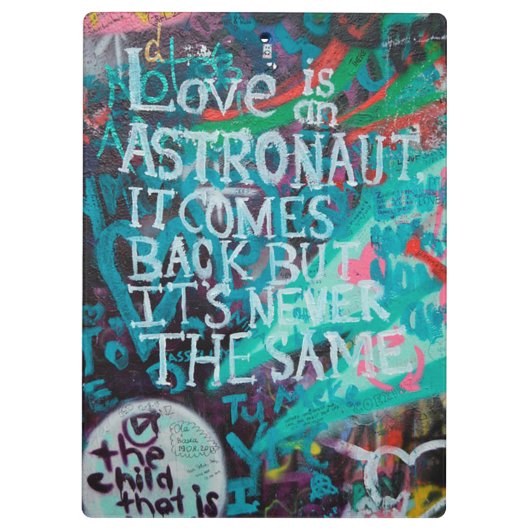 Graffiti Art Klemmbrett (Rückseite)