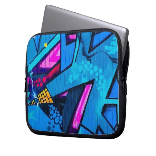 Graffiti Art Laptopschutzhülle (Vorderseite Links)