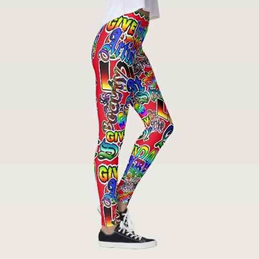Graffiti Art Leggings (Rechts)