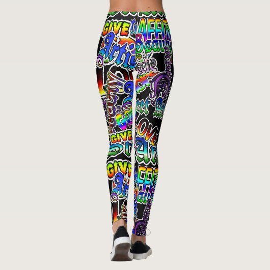 Graffiti Art Leggings (Rückseite)