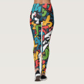 Graffiti Art Leggings (Rückseite)
