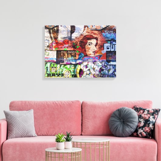 Graffiti Art Leinwanddruck (Insitu (Wohnzimmer))