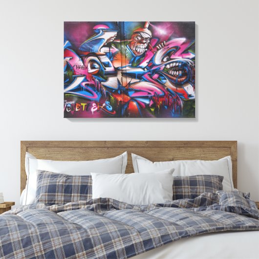 Graffiti Art Leinwanddruck (Insitu (Schlafzimmer))