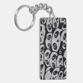 Graffiti Art Panda Bears Schlüsselanhänger (Vorderseite links)