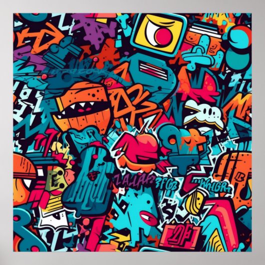 Graffiti Art Poster (Vorne)