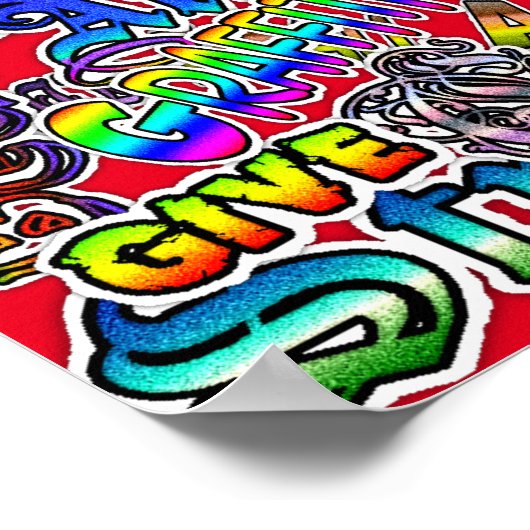 Graffiti Art Poster (Ecke)