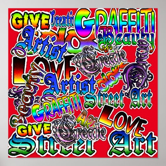 Graffiti Art Poster (Vorne)