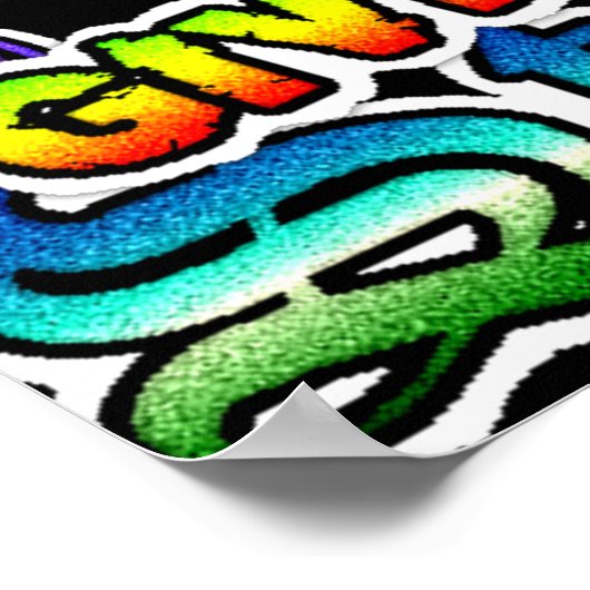 Graffiti Art Poster (Ecke)