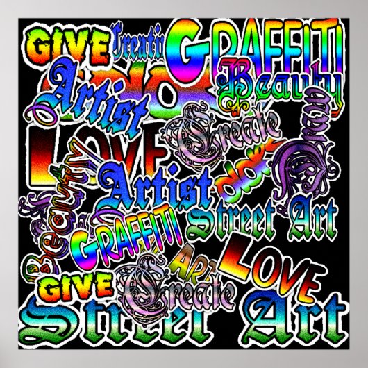 Graffiti Art Poster (Vorne)