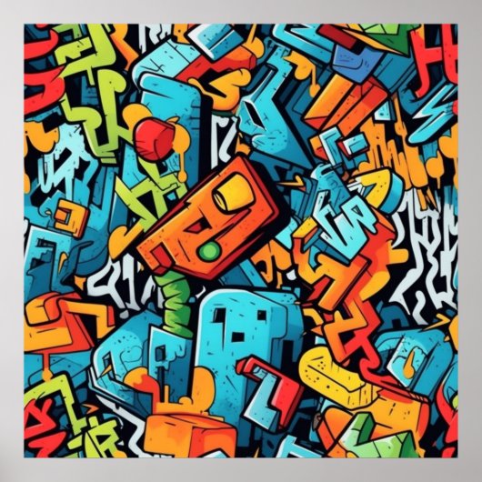 Graffiti Art Poster (Vorne)