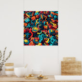 Graffiti Art Poster (Küche)
