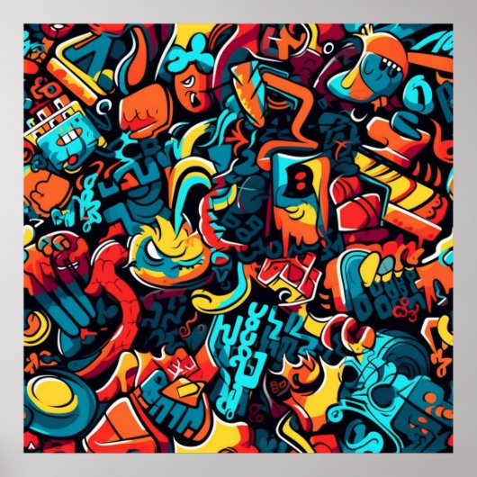 Graffiti Art Poster (Vorne)