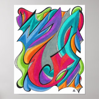 Graffiti Art Print Poster