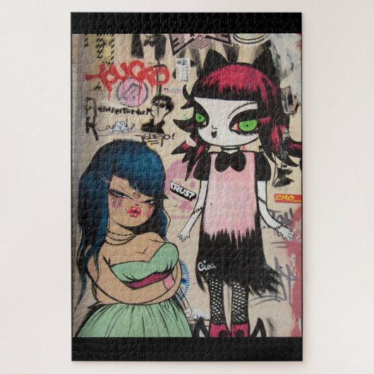 Graffiti Art Puzzle (Vertikal)