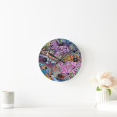 Graffiti art runde wanduhr (Zuhause)