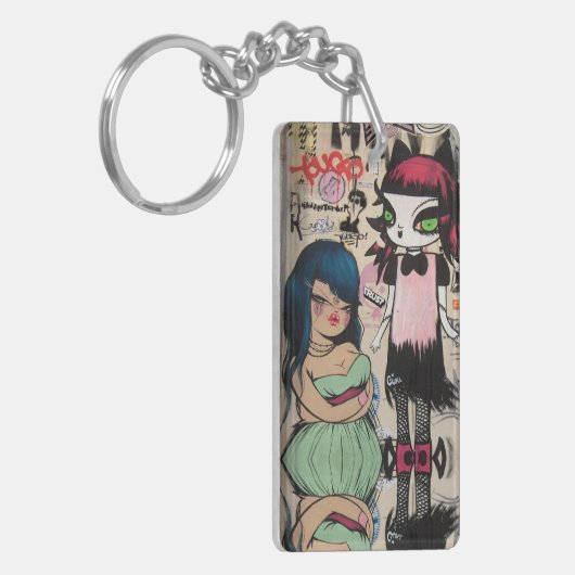 Graffiti Art Schlüsselanhänger (Vorderseite links)