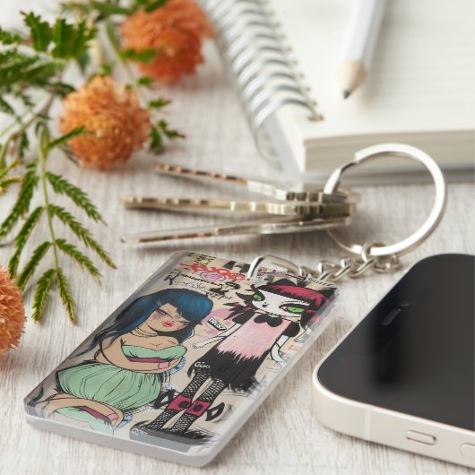 Graffiti Art Schlüsselanhänger (Vorderseite rechts)