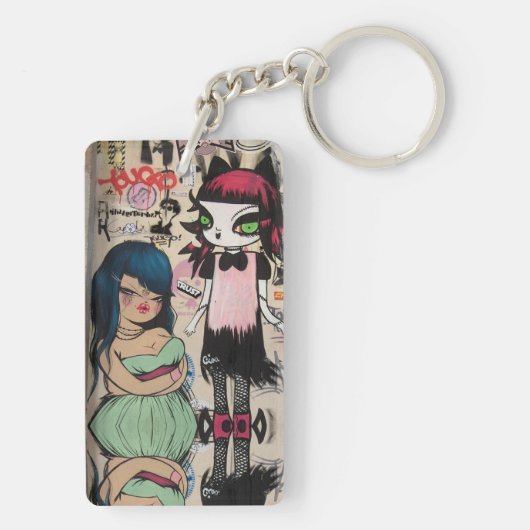 Graffiti Art Schlüsselanhänger (Rückseite)