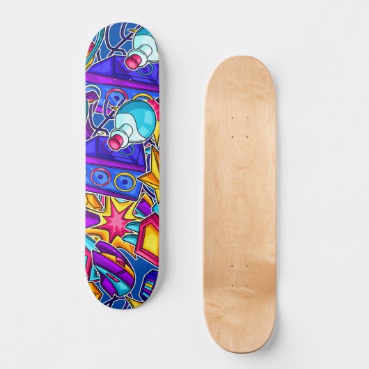 Graffiti Art Skateboard (Vorderseite)
