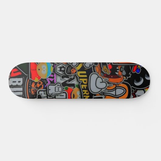 Graffiti Art Skateboard (Horizontal)