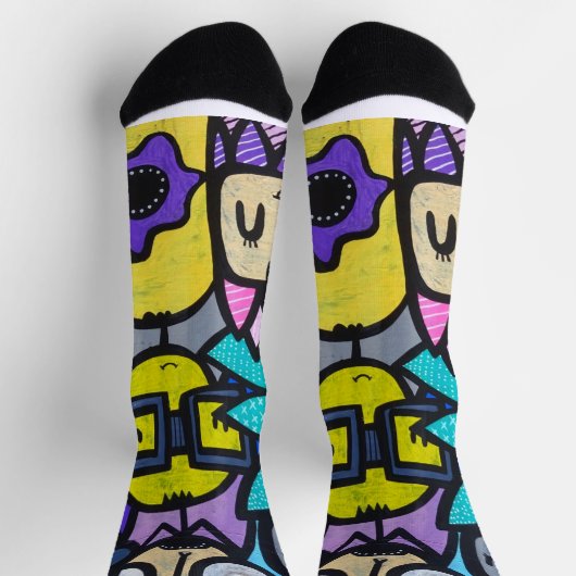 Graffiti Art Socken (Oben)