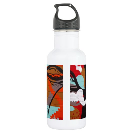 Graffiti Art Trinkflasche (Rückseite)