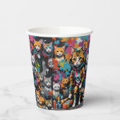 Graffiti Artist Legend Cat Birthday Pappbecher (Links)