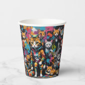 Graffiti Artist Legend Cat Birthday Pappbecher (Vorderseite)
