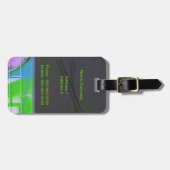 Graffiti Artist Luggage Tag Gepäckanhänger (Vorderseite horizontal)