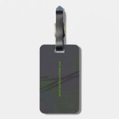 Graffiti Artist Luggage Tag Gepäckanhänger (Rückseite vertikal)