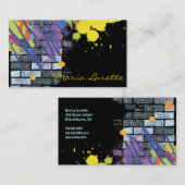 GRAFFITI ARTIST Party Event Planer Karte (Vorne/Hinten)