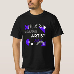 Graffiti Artist Retro T-Shirt