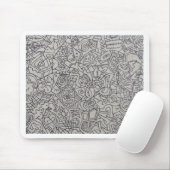 Graffiti Artwork Line Mousepad (Mit Mouse)