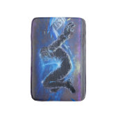 Graffiti Astronaut Badematte (Vorderseite Vertikal)