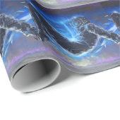 Graffiti Astronaut Geschenkpapier (Rolleneckpunkt)