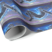 Graffiti Astronaut Geschenkpapier (Rolleneckpunkt)