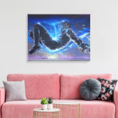 Graffiti Astronaut Leinwanddruck (Insitu (Wohnzimmer))