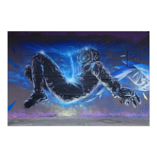 Graffiti Astronaut Poster (Vorderseite)
